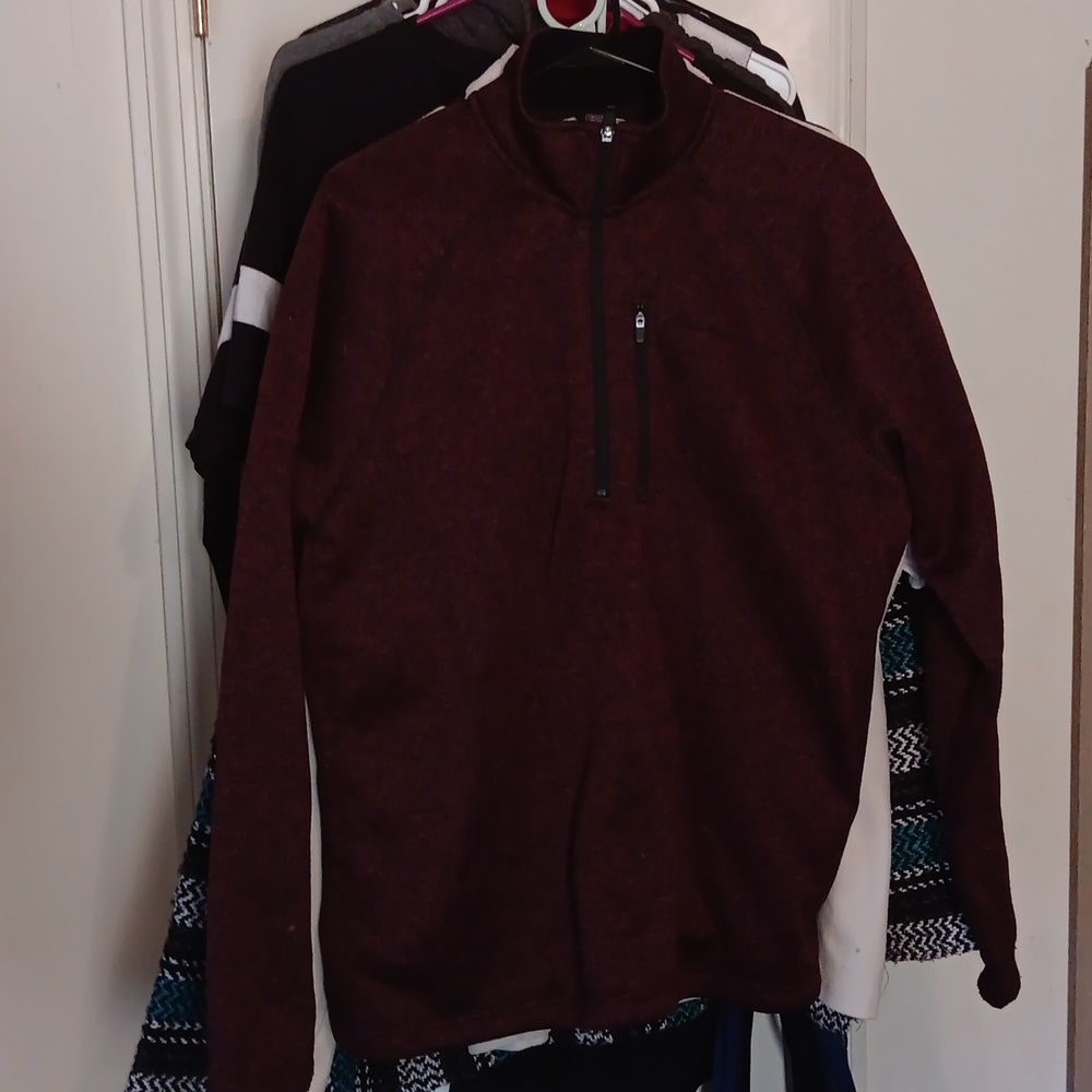 Eddie Bauer 1/4 zip fleece sweater